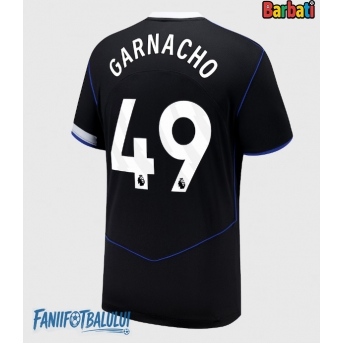Chelsea Alejandro Garnacho #49 Tricou Fotbal Replică 2025-26 Barbati Treilea